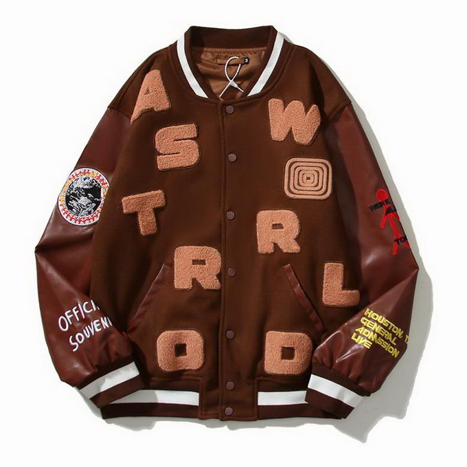 Travis Scott Baseball Jacket Mens ID:20230221-107